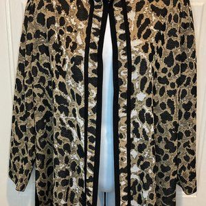 Animal print sweater